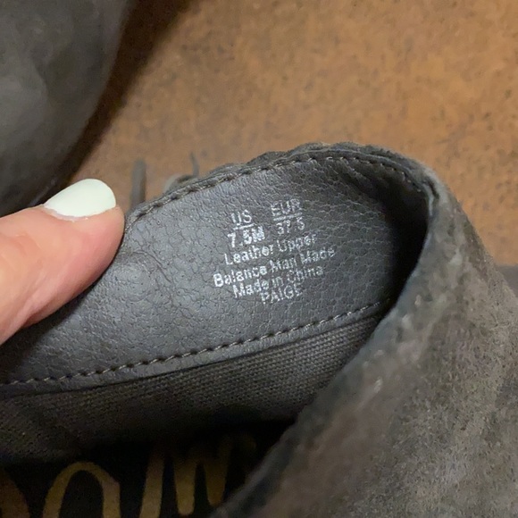 Sam Edelman Gray Suede Paige Booties - Picture 8 of 8